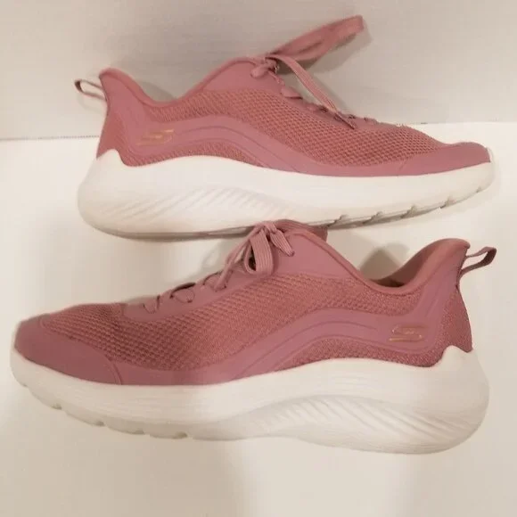 Ladies' Skechers Bobs Squad Waves Sneakers, Size 7.5, EUC - Picture 7 of 15